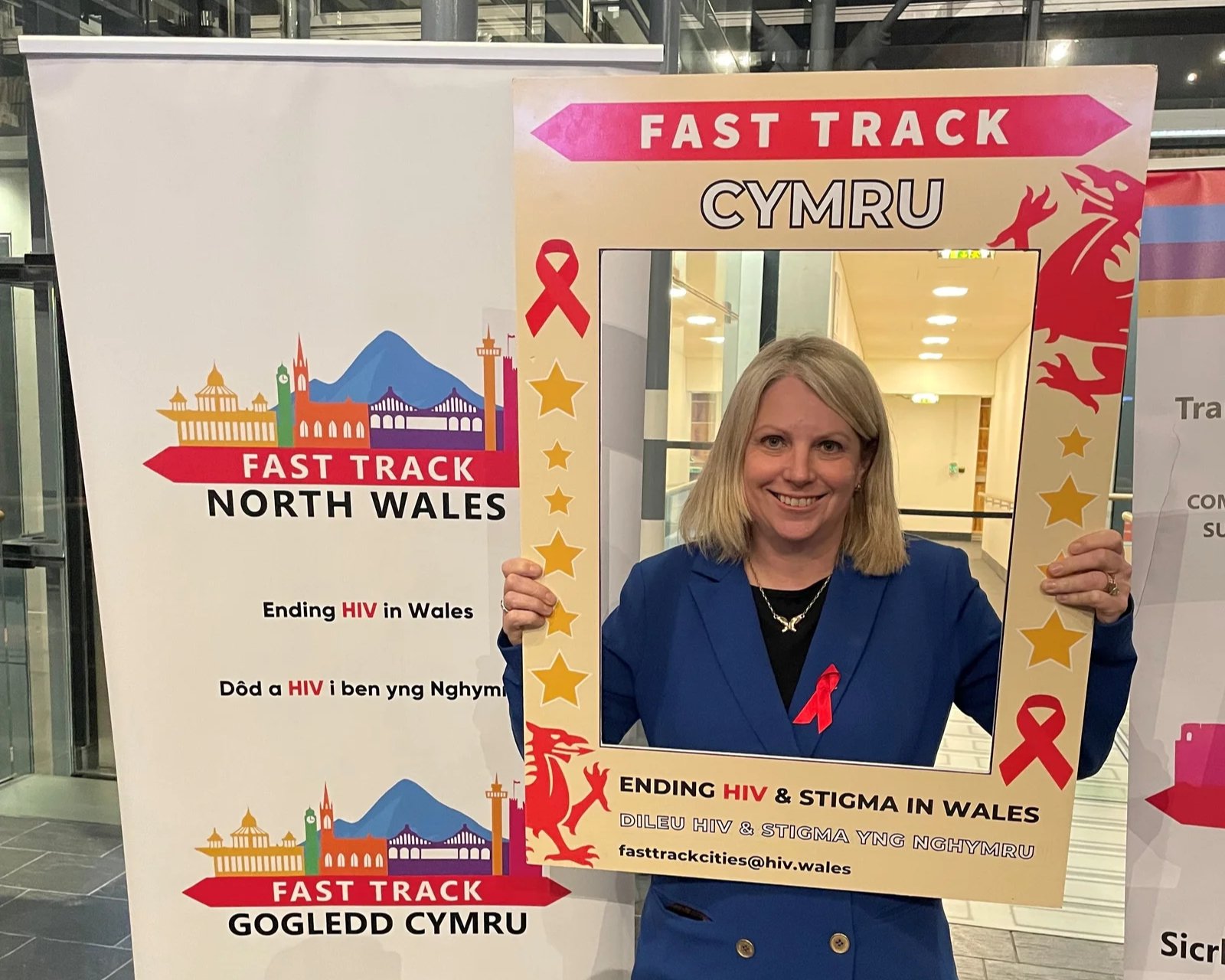 Hannah Blythyn MS and Fast Track Cymru
