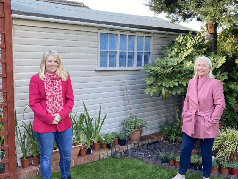 Hannah with her Mum, Laraine